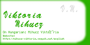 viktoria mihucz business card